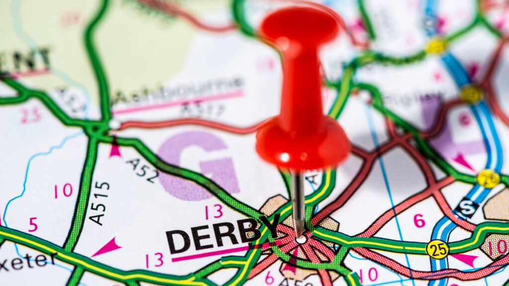 Map of Derby