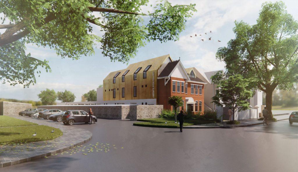 Artist's 3D Impression of the Corfton Road Surgery