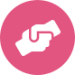 Group 31 handshake icon